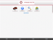 Tablet Screenshot of emquip.com